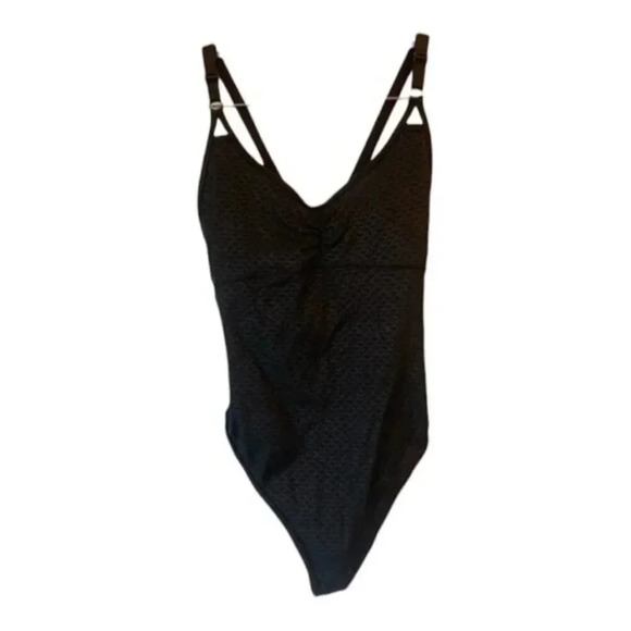 Lululemon The Easy Bodysuit Black  Monochrome 2 - Picture 3 of 10